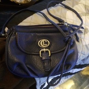 Small navy blue purse